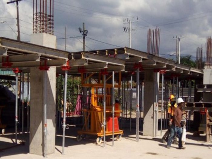 Slab Table Formwork & Aluminium Beam for Jamaica Shopping Center