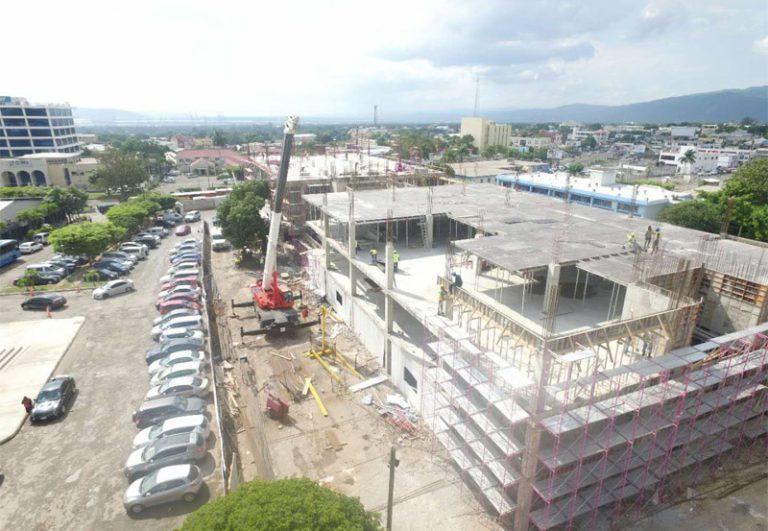 Slab Table Formwork & Aluminium Beam for Jamaica Shopping Center